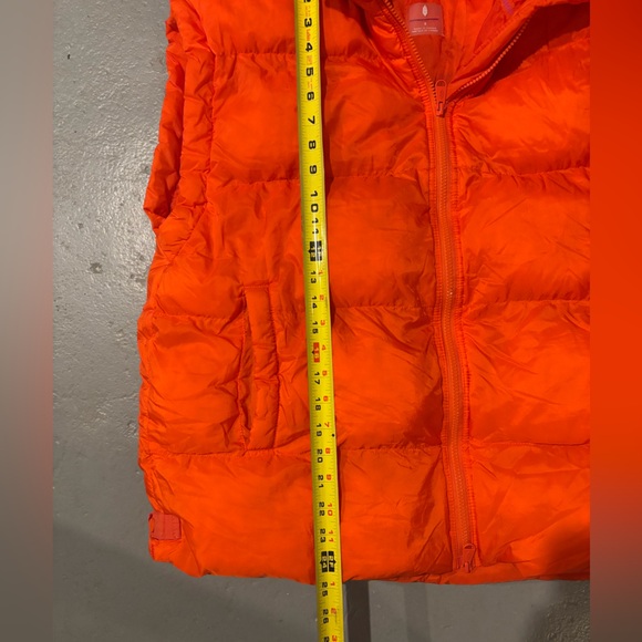 Free People Movement In a Bubble Red Orange Puffer Vest - Picture 10 of 10